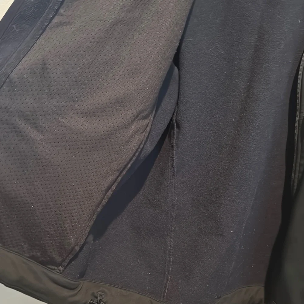 The North‎ Face Black Performance Jacket with Stand-Up Collar
